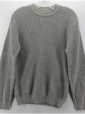 Line Of Trade Sweater Medium Pullover Waffle Knit Classic Crewneck *